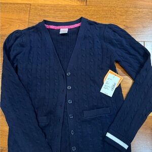 Gymboree Dark Blue Cable Knit Cardigan